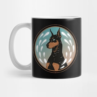 Doberman Glow Mug